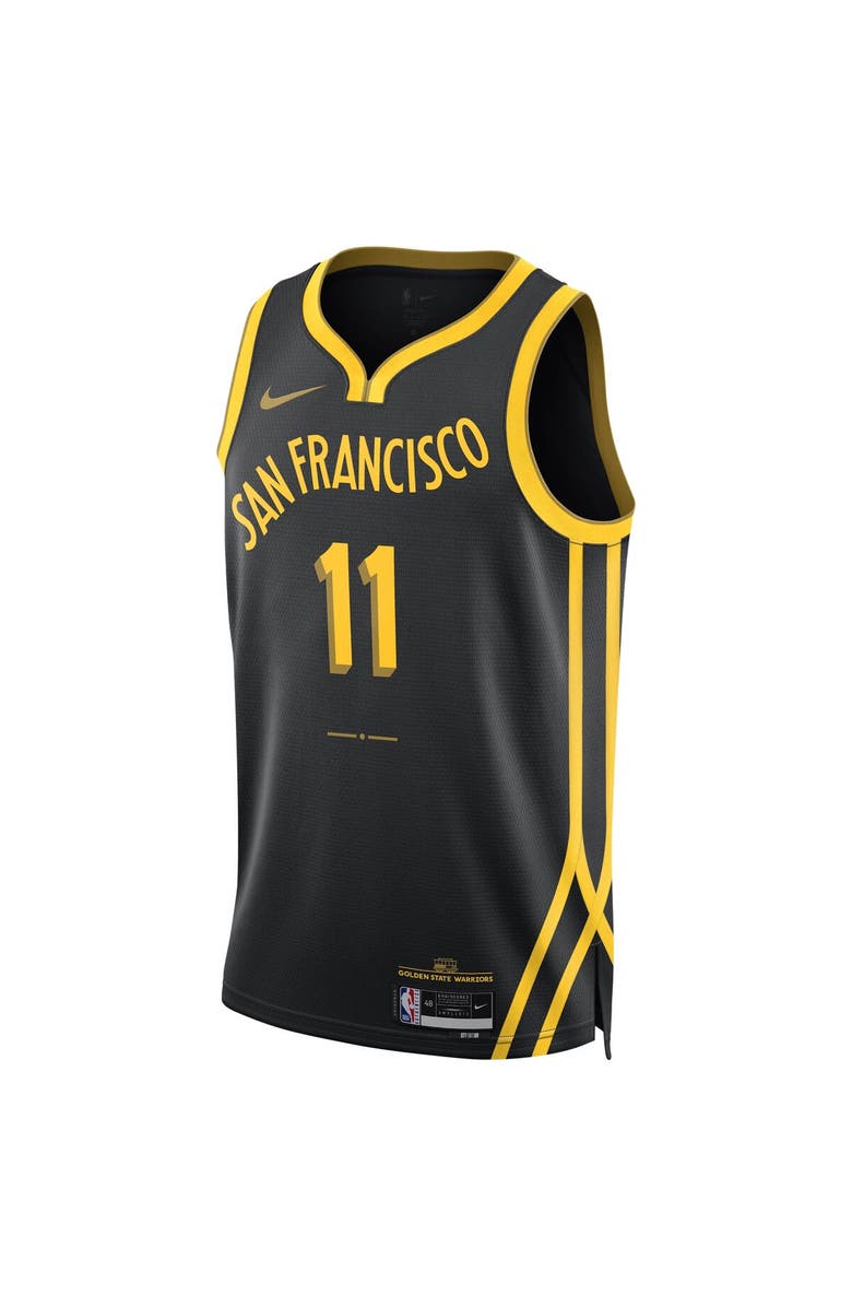 Nike Unisex Nike Klay Thompson Black Golden State Warriors 2023/24 Swingman Jersey - City Edition, Alternate, color, 