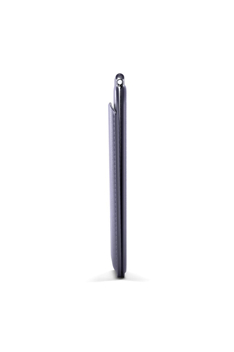 Vegan-Leather Magnetic Wallet Stand, Alternate, color, Purple