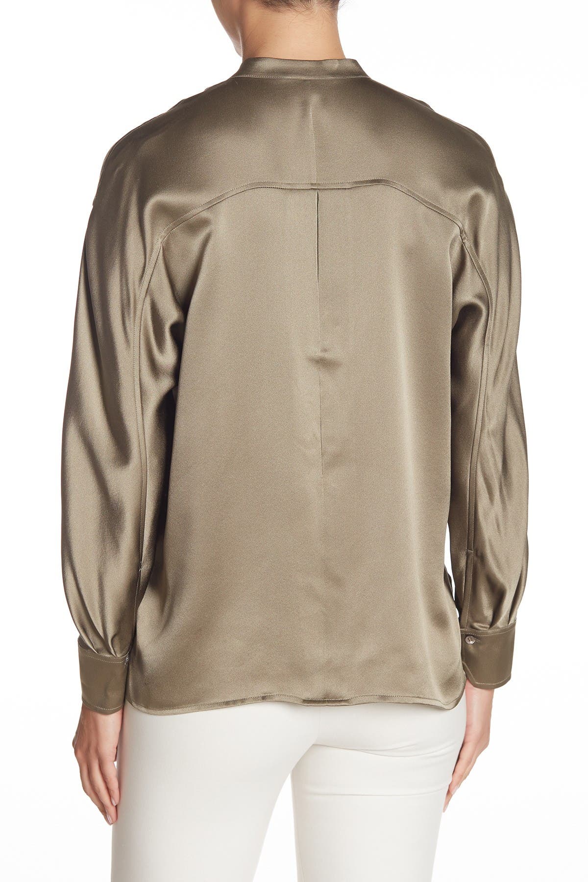 Vince Split Side Silk Blouse (Women) | Nordstromrack