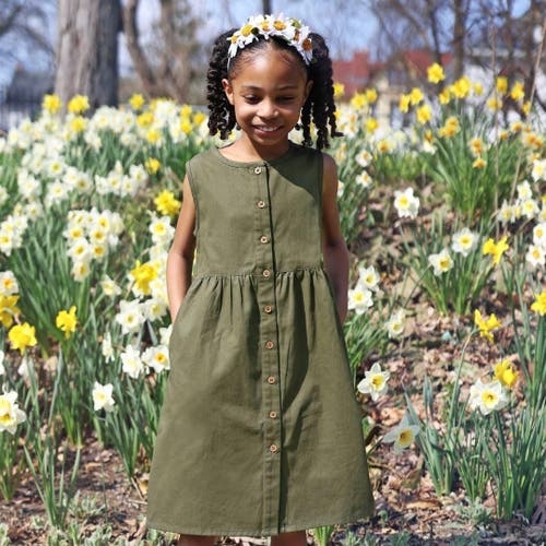 Jackalo Jo Dress In Dark Olive