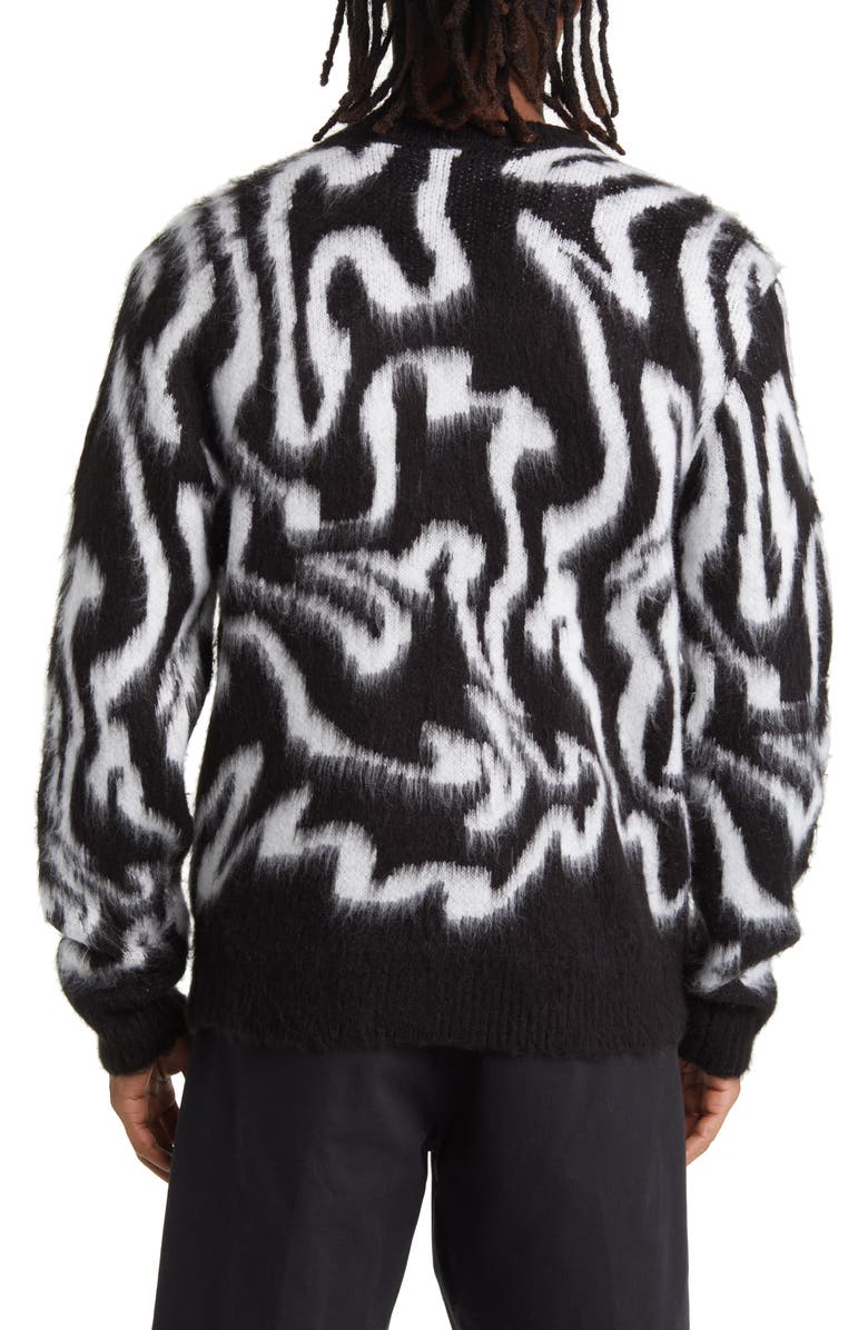 Obey Pally Swirl Cardigan, Alternate, color, 