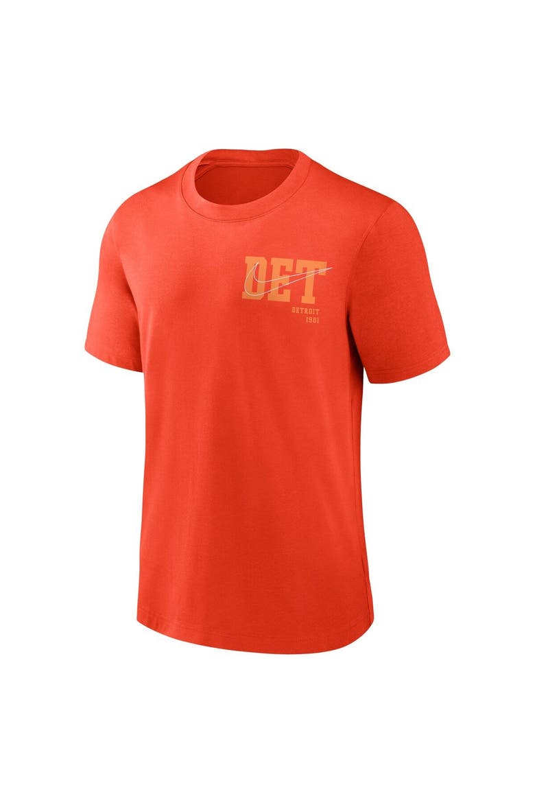 Men's Nike Orange Detroit Tigers Statement Game Over T-Shirt, Alternate, color, Orange