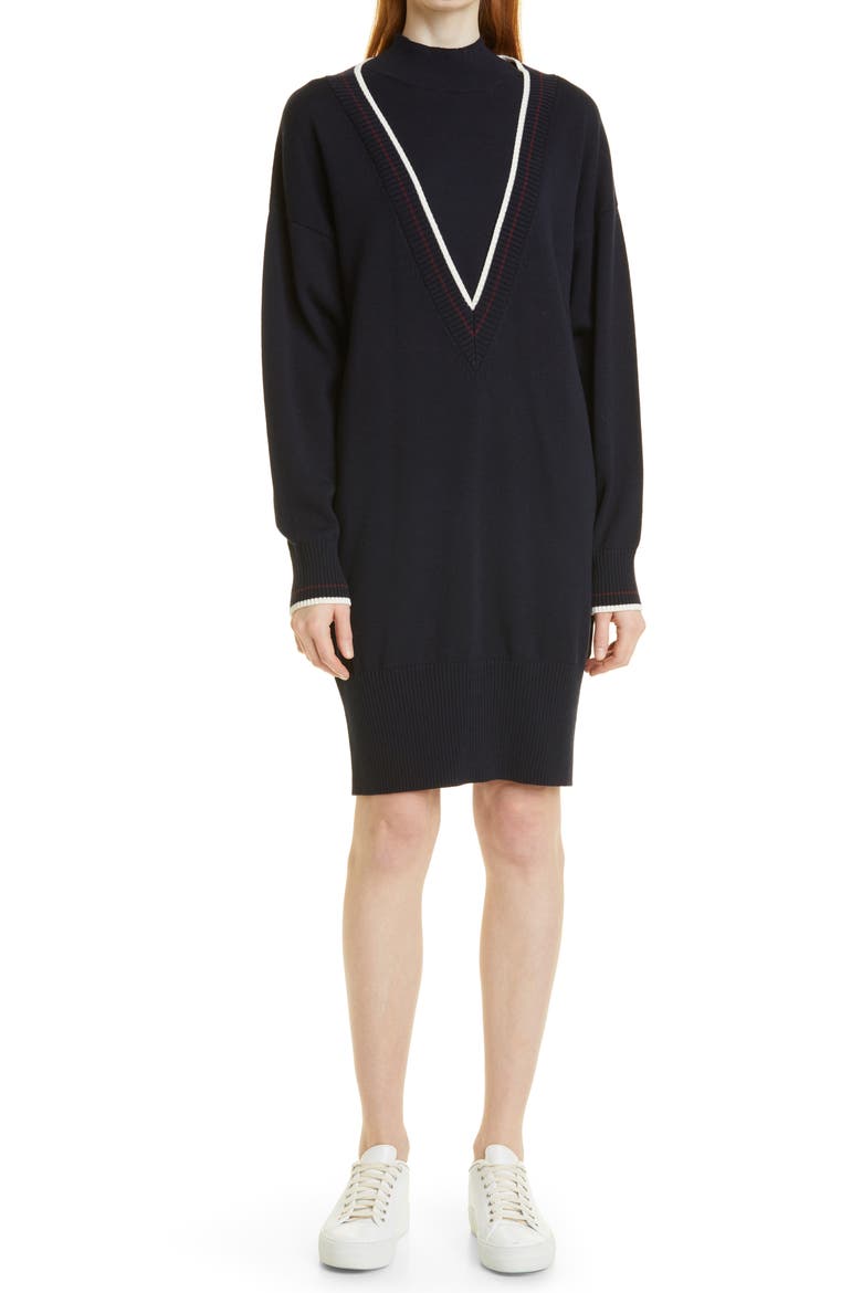 Farisol Sweater Dress, Main, color, MIDNIGHT