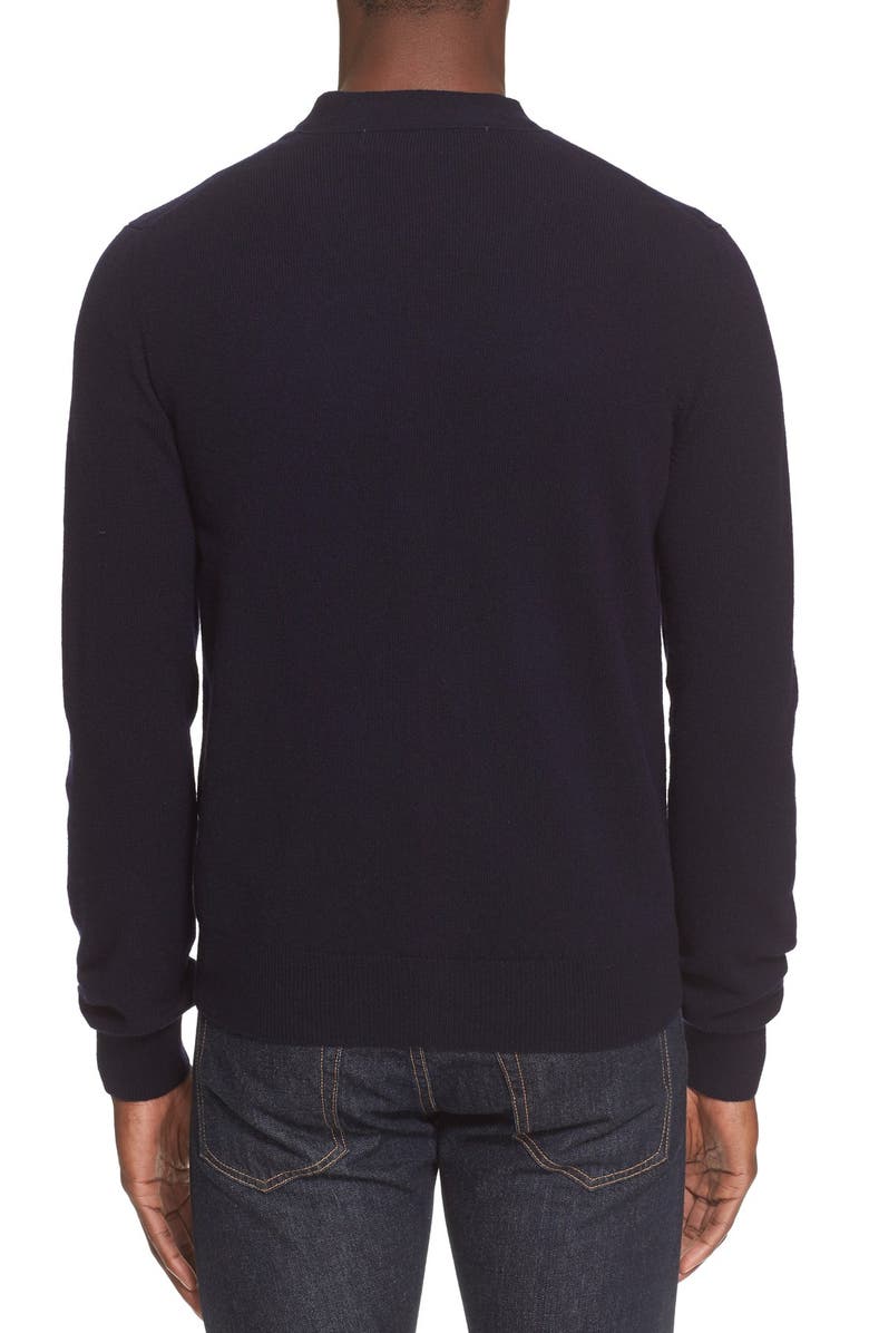 Comme des Garçons PLAY V-Neck Wool Cardigan, Alternate, color,