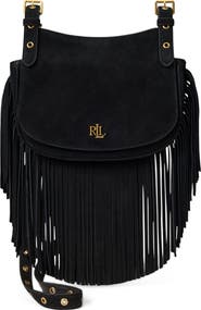 Lauren Ralph Lauren Fringe Marcy Crossbody Bag