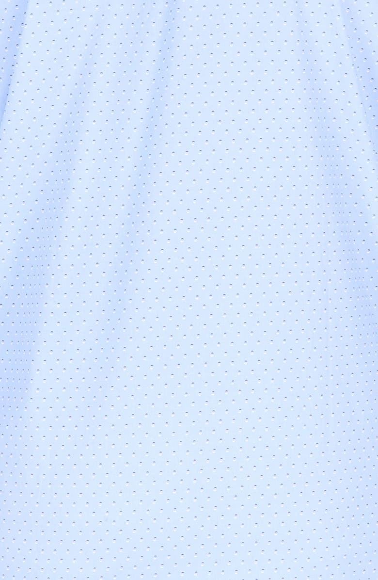 Scotch & Soda Dot Print Modern Fit Dress Shirt, Alternate, color, Blue
