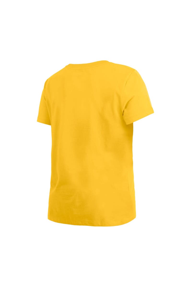 New Era Women's New Era Gold Golden State Warriors 2023/24 City Edition T-Shirt, Alternate, color, 