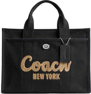 Coach canvas and leather handbag purse outlet