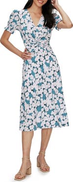 Diane von Furstenberg Anaba Floral Midi Dress