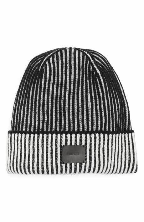 AllSaints Underground Chain Stitch Beanie