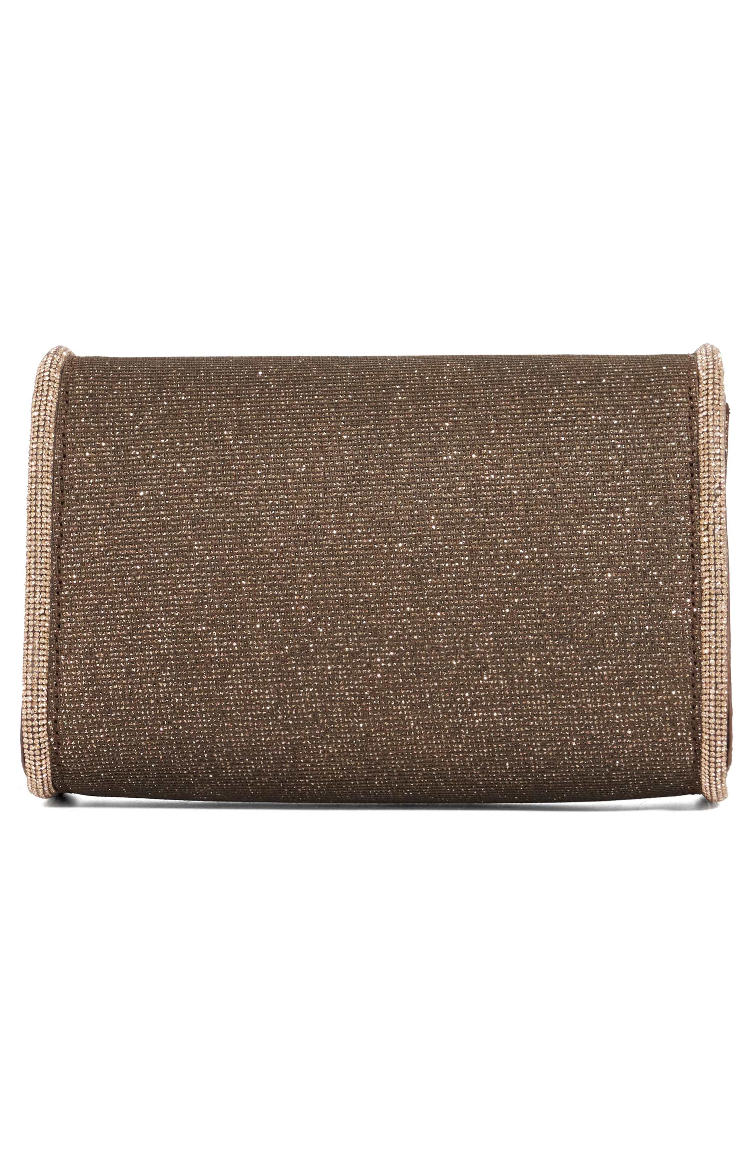 Dune London Bellini Clutch, Alternate, color, Bronze