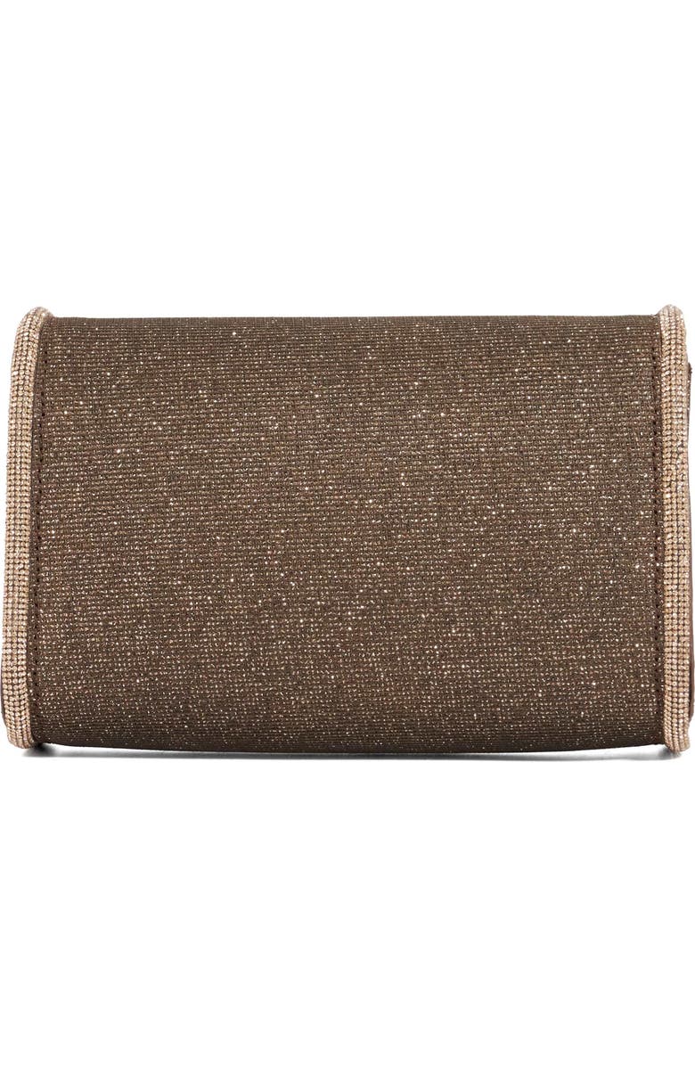 Dune London Bellini Clutch, Alternate, color, Bronze