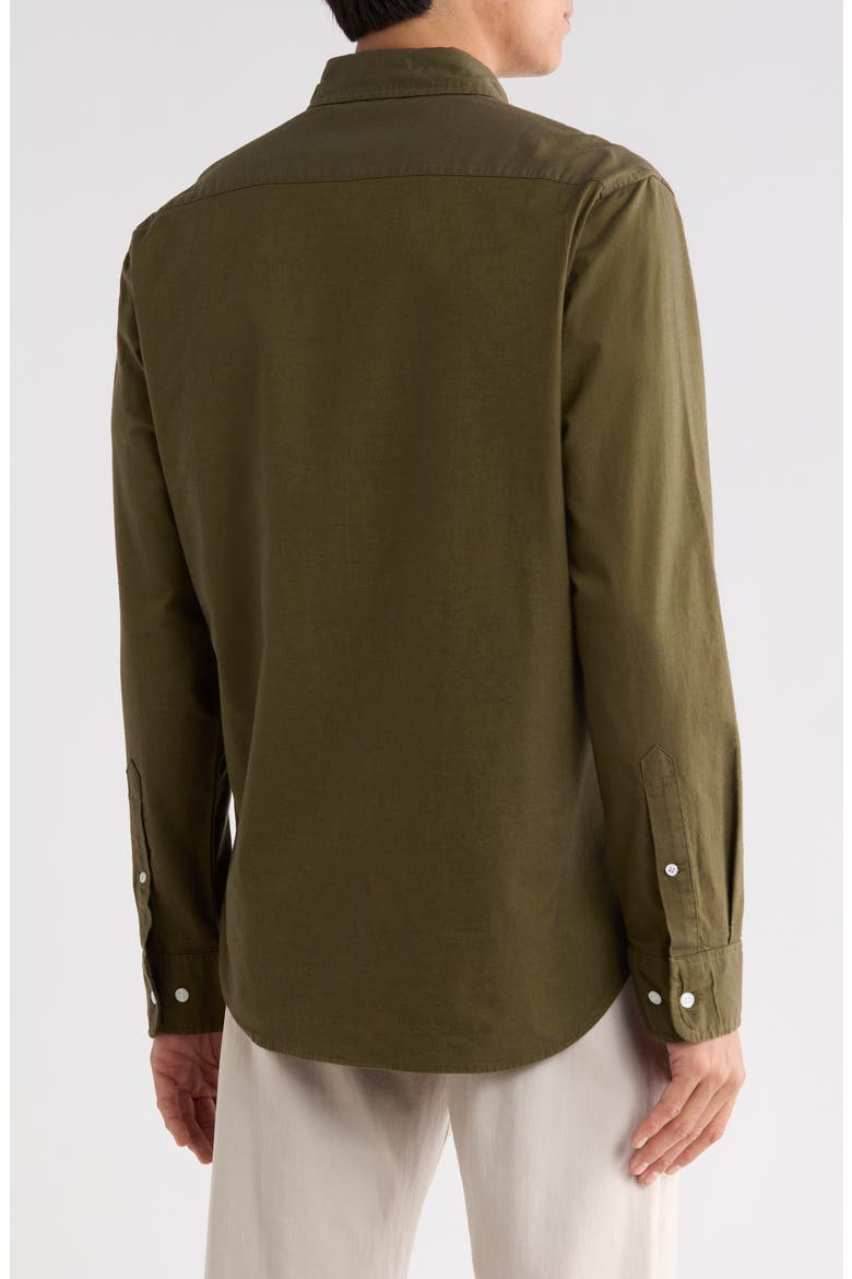 Oxford Slim Fit Long Sleeve Shirt, Alternate, color, SOLID OXFORD C139