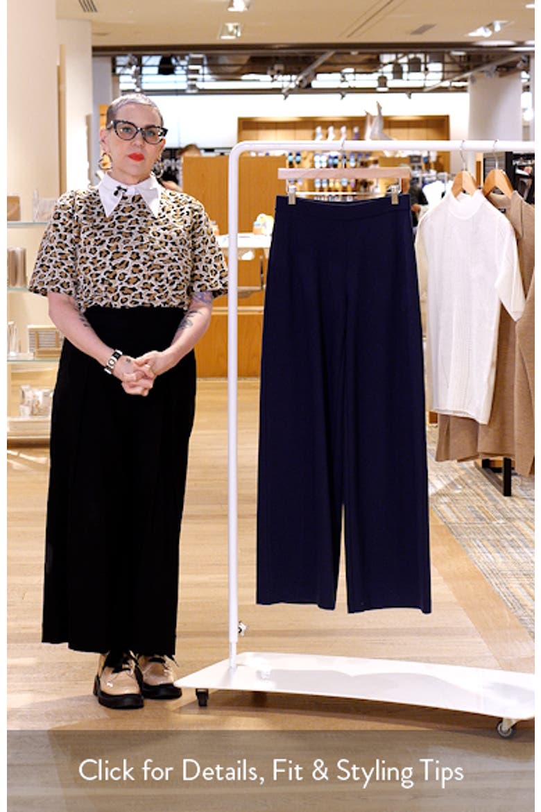 High Waist Wide Leg Ponte Pants video