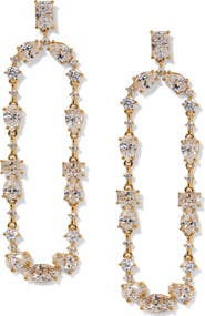 Nadri Everleigh Frontal Hoop Earrings