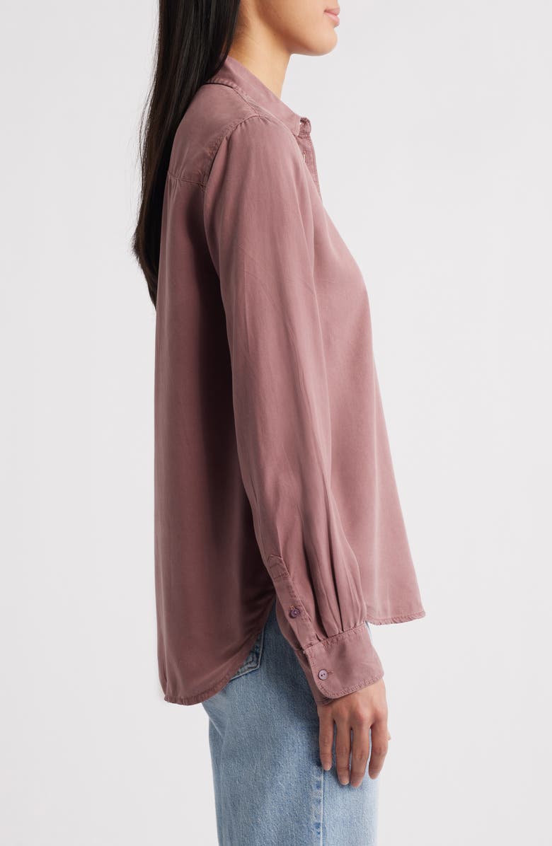 Caslon<sup>®</sup> Pocket Button-Up Shirt, Alternate, color, Purple Taupe