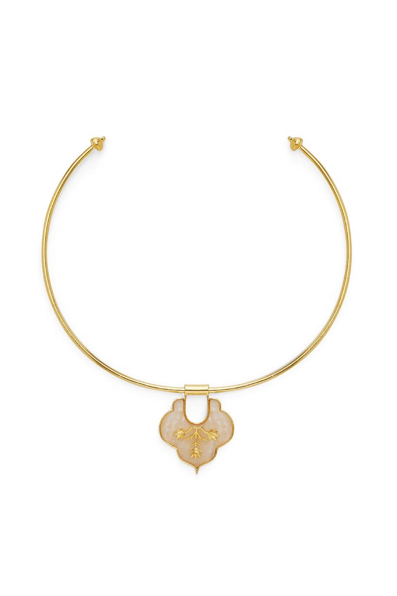 MOSAIC CHOKER, Main, color, Gold Plated