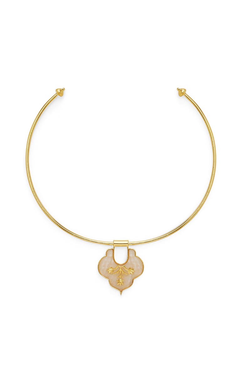 Dhwani Bansal Mosaic Choker, Main, color, Gold Plated