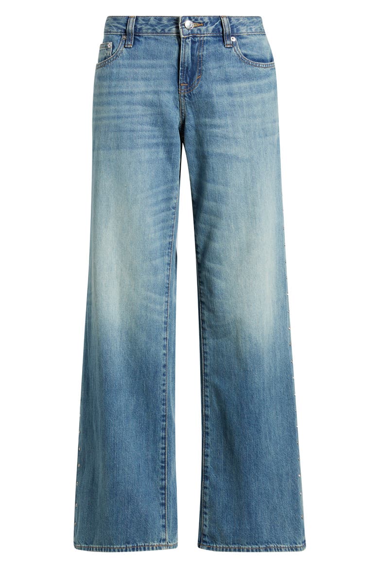 Blanka Low Rise Wide Leg Jeans, Alternate, color, MEDIUM INDIGO