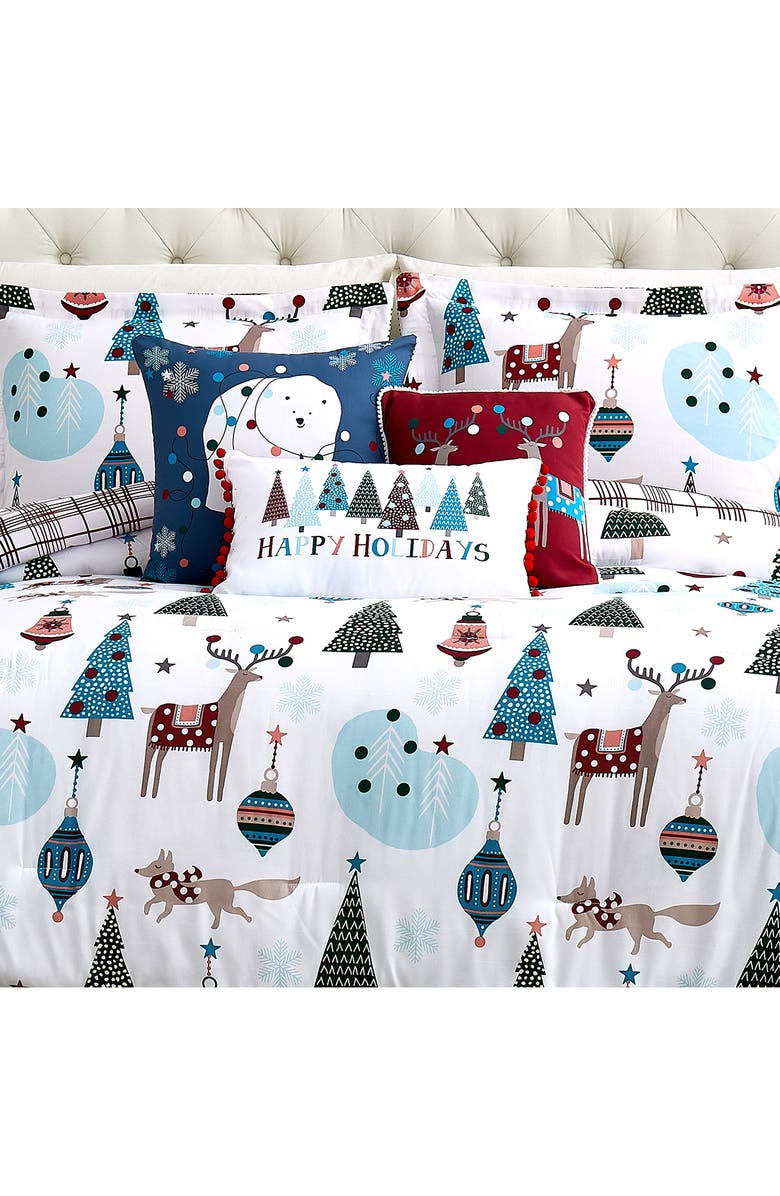 SOUTHSHORE FINE LINENS Holiday Winter Wonderland Comforter Set, Alternate, color, Winter Wonderland