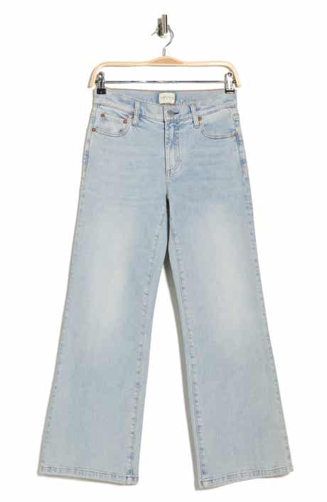 Alice + Olivia Roxie Low Rise Straight Flare Jeans