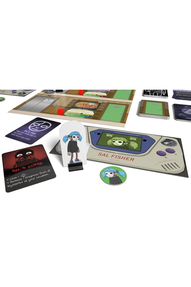 Sally Face Strange Nightmares Deluxe Cooperative Board Game, Alternate, color, Multicolored