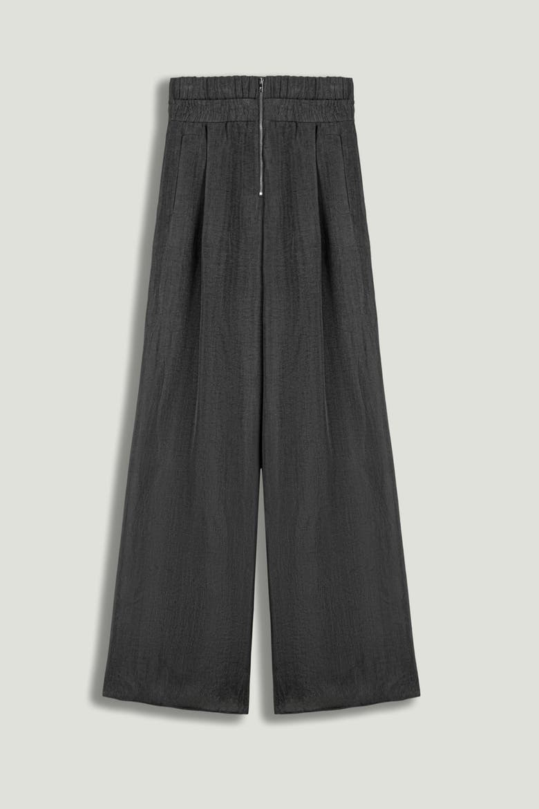 Relaxed Wide-Leg Pants, Alternate, color, Anthracite