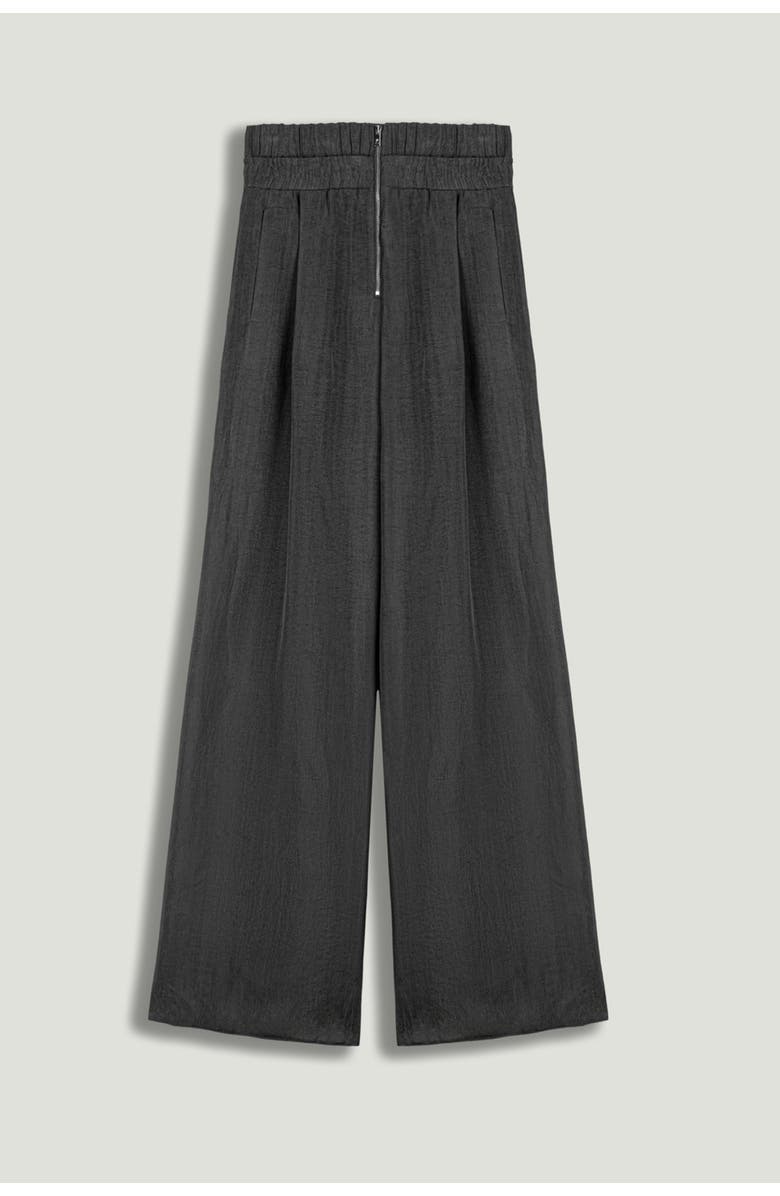 Nocturne Relaxed Wide-Leg Pants, Alternate, color, Anthracite