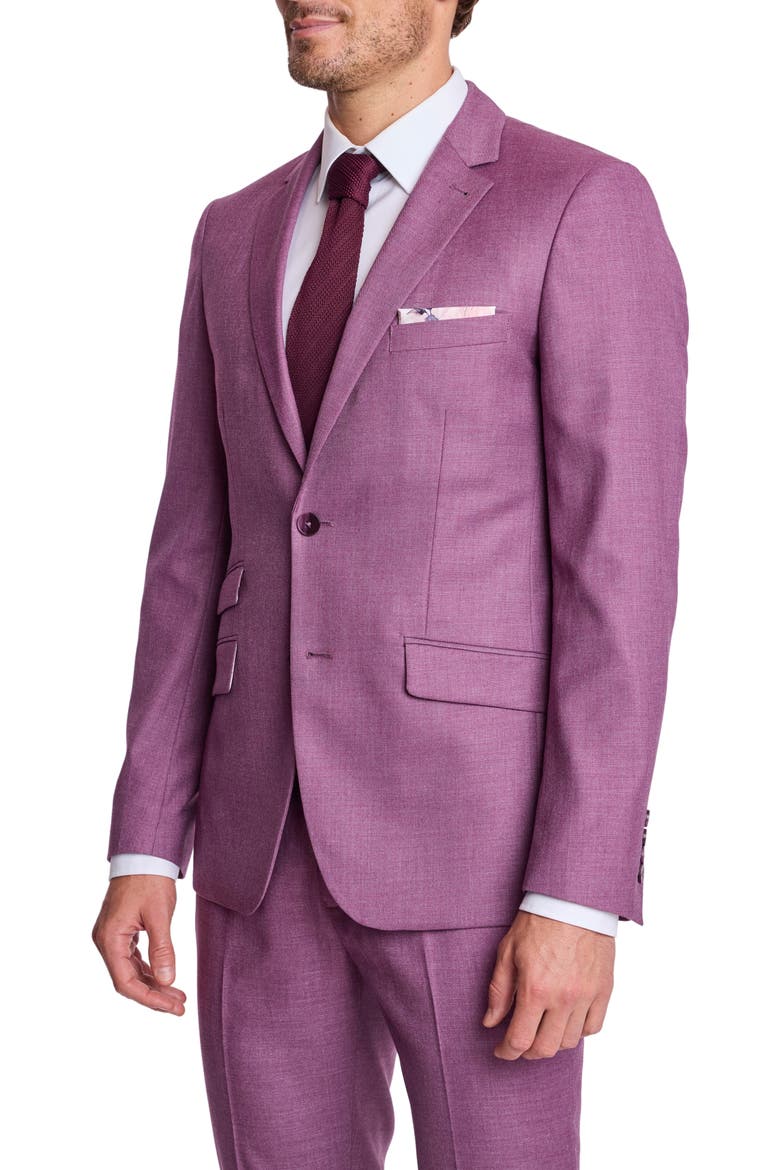 Dover Slim Fit Sport Coat, Alternate, color, SUGAR PLUM SHARK
