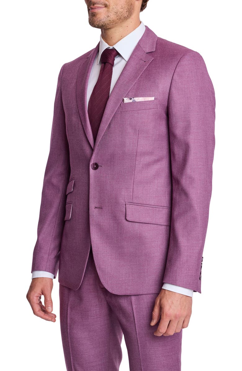 PAISLEY & GRAY Dover Slim Fit Sport Coat, Alternate, color, Sugar Plum Shark