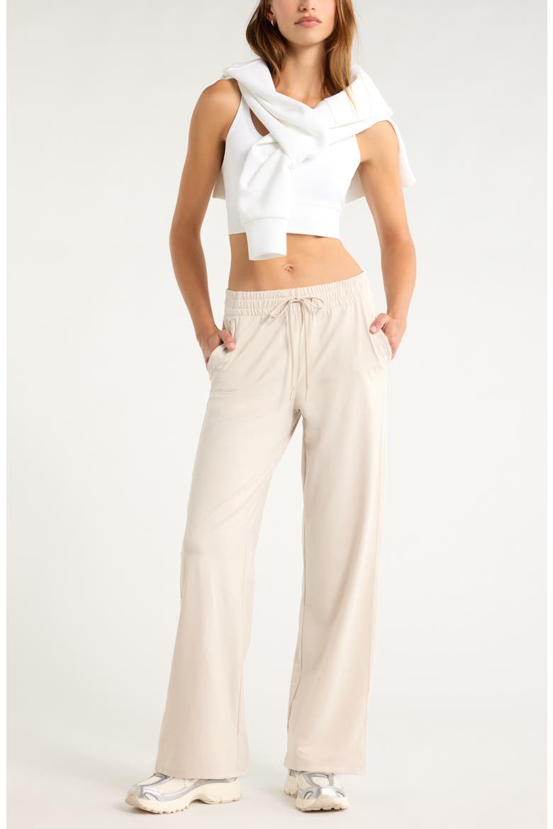 Move In Mid Rise Straight Leg Sweatpants, Alternate, color, GREY MOONBEAM