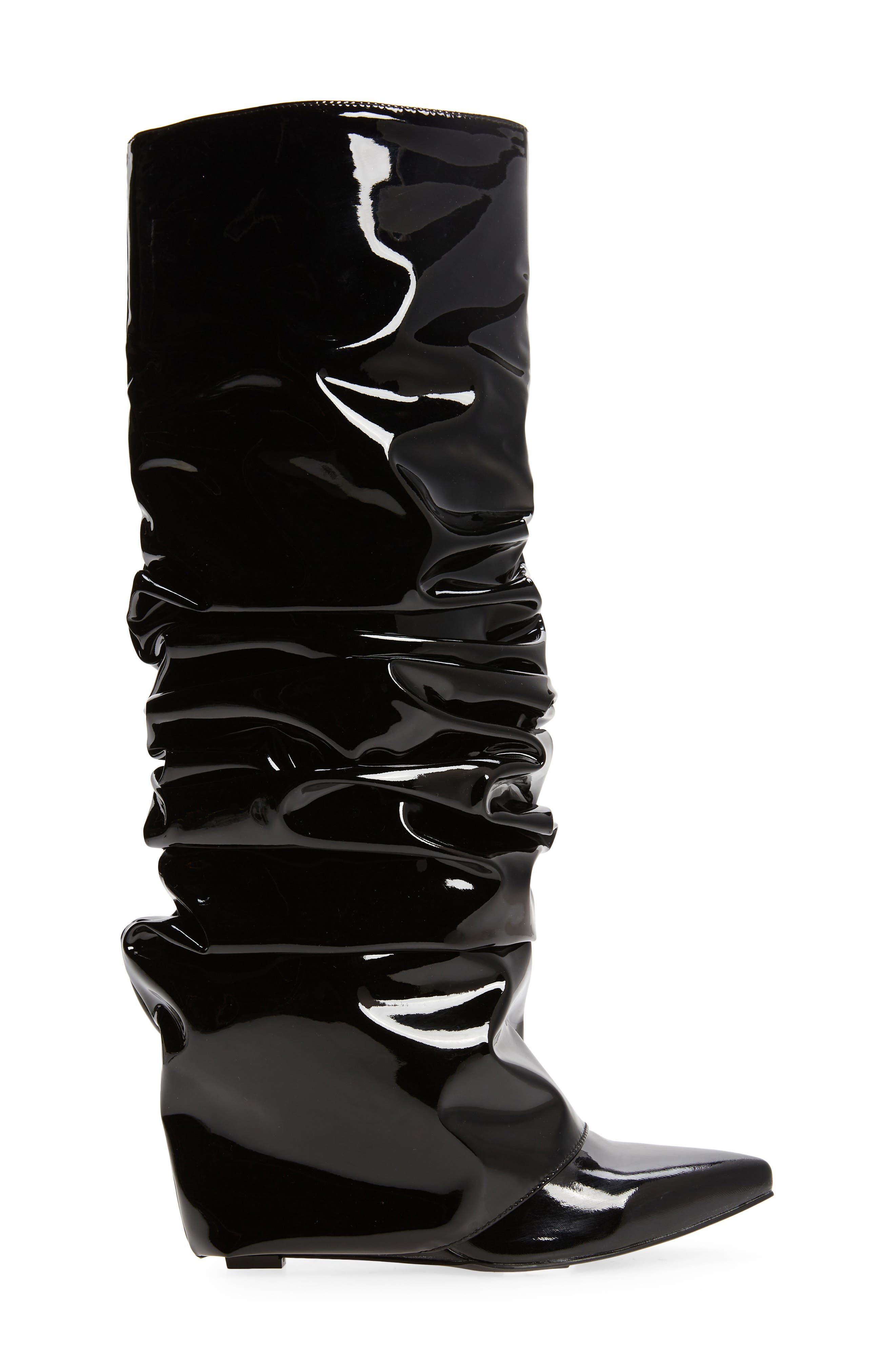 Sif Slouchy Knee High Boot, Alternate, color, BLACK