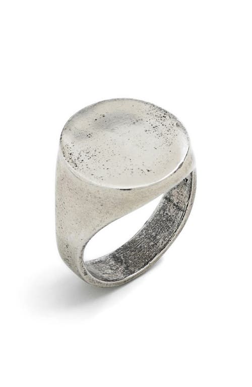 Degs & Sal Men's The Basic Sterling Silver Signet Ring  product