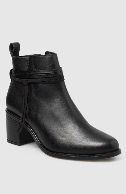 Alex Block Heel Side Up Bootie (Women)