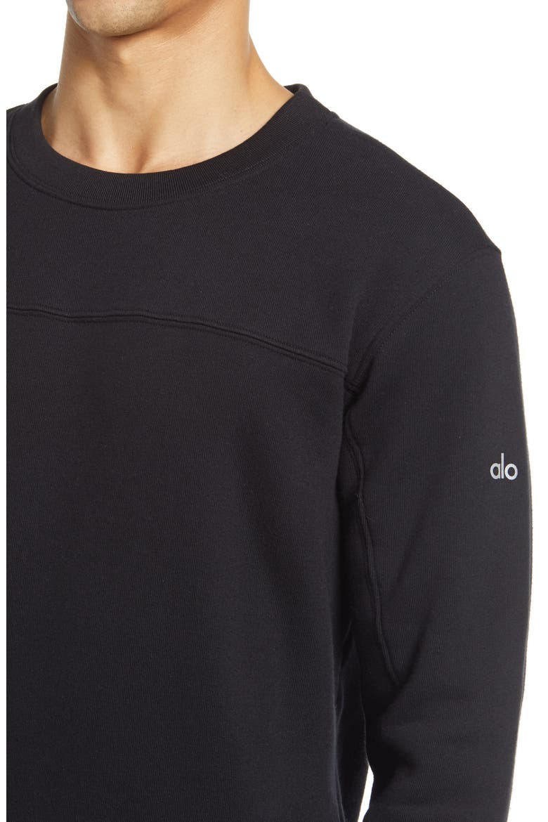 Men's Base Sweatshirt, Alternate, color, BLACK