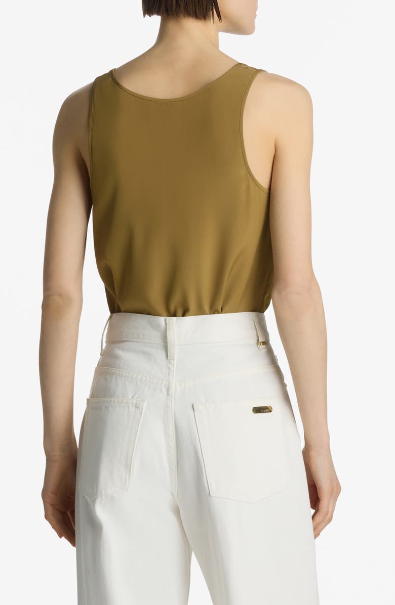 St. John Collection Scoop Neck Crêpe de Chine Shell, Alternate, color,