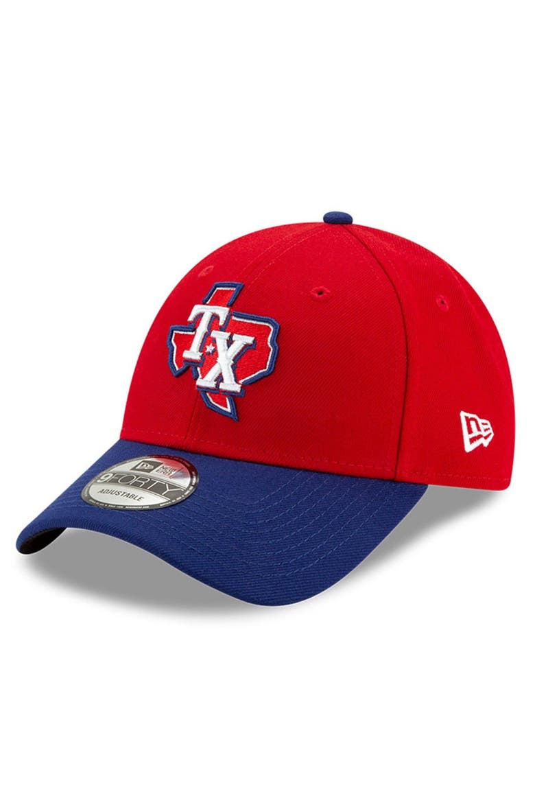 Men's New Era Red Texas Rangers Alternate 3 The League 9FORTY Adjustable Hat, Main, color, Red