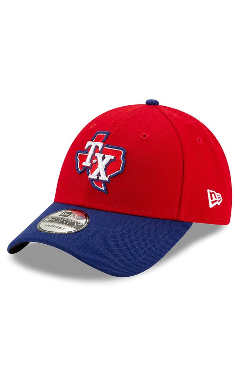 New Era Men's New Era Red Texas Rangers Alternate 3 The League 9FORTY Adjustable Hat, Main, color, 