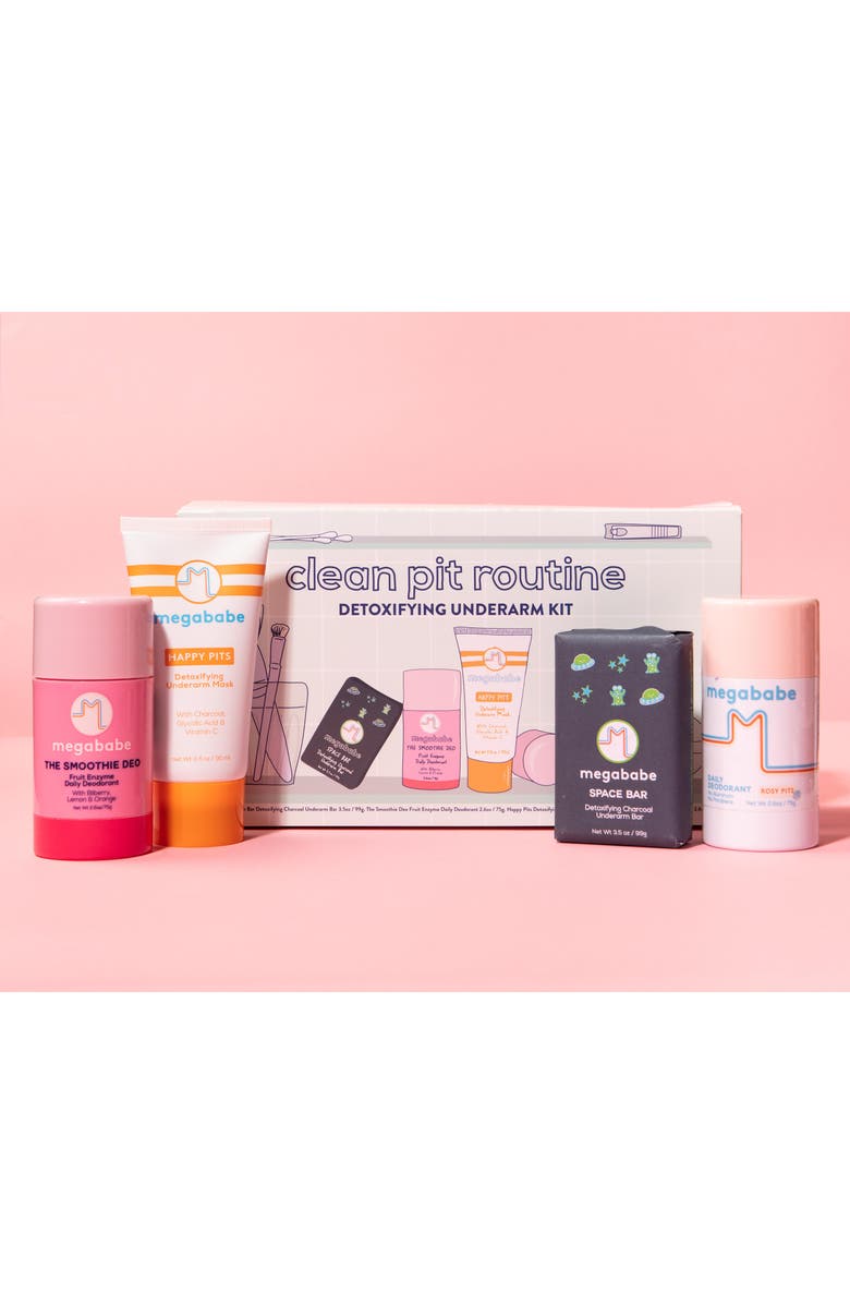 Megababe Clean Pit Routine Detoxifying Underarm Set, Alternate, color, 