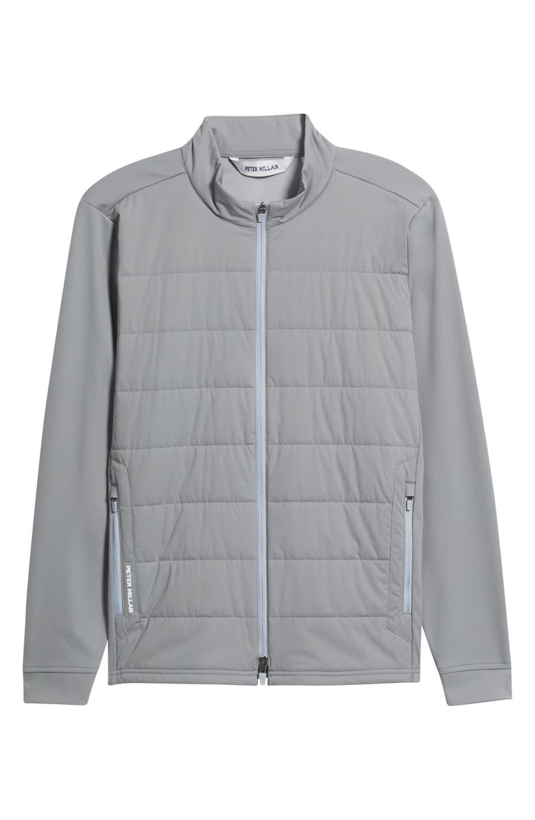 Peter Millar Merge Water Resistant Hybrid Jacket, Main, color, Oslo Grey