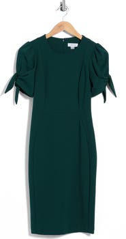Calvin Klein Puff Sleeve Sheath Dress