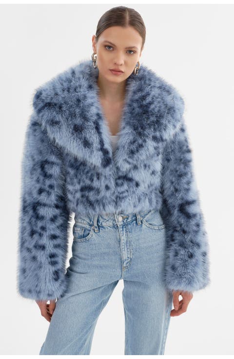 Danika Leo | Faux Fur Crop Jacket