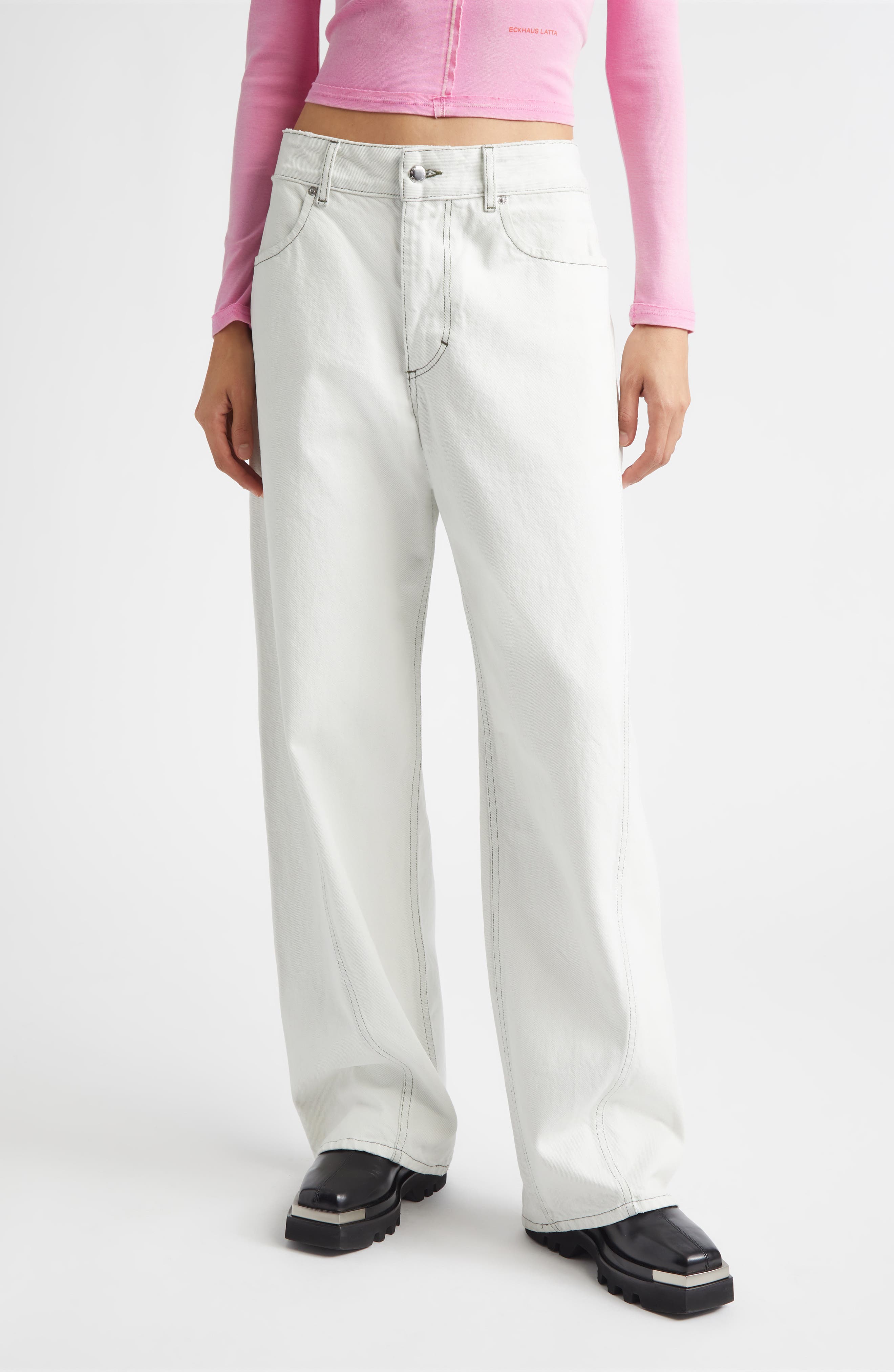 Bend Twisted Seam Jeans