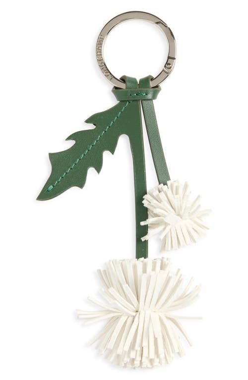 Longchamp Dandelion Key Ring in White at Nordstrom