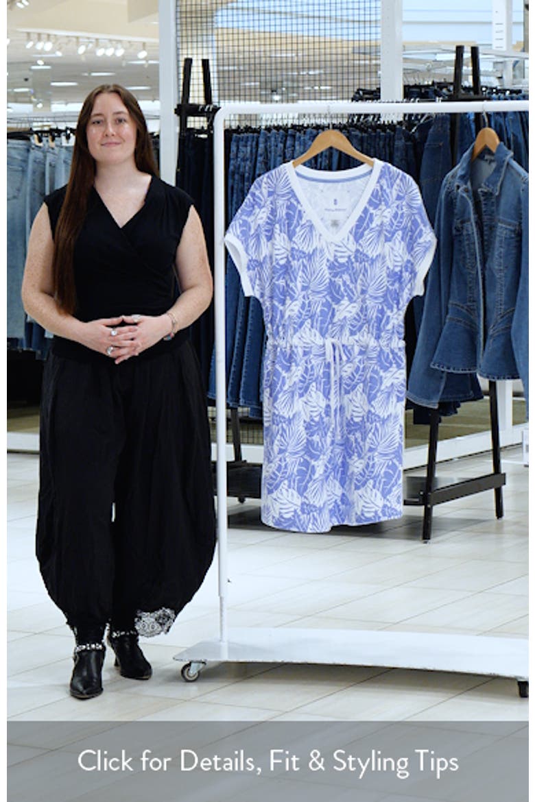 Marina del Mar Palmae Cotton Fleece V-Neck Dress video