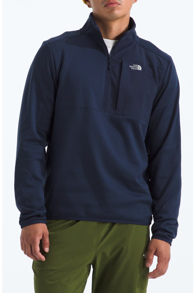Performance Fleece Half Zip, Main, color, SUMMIT NAVY