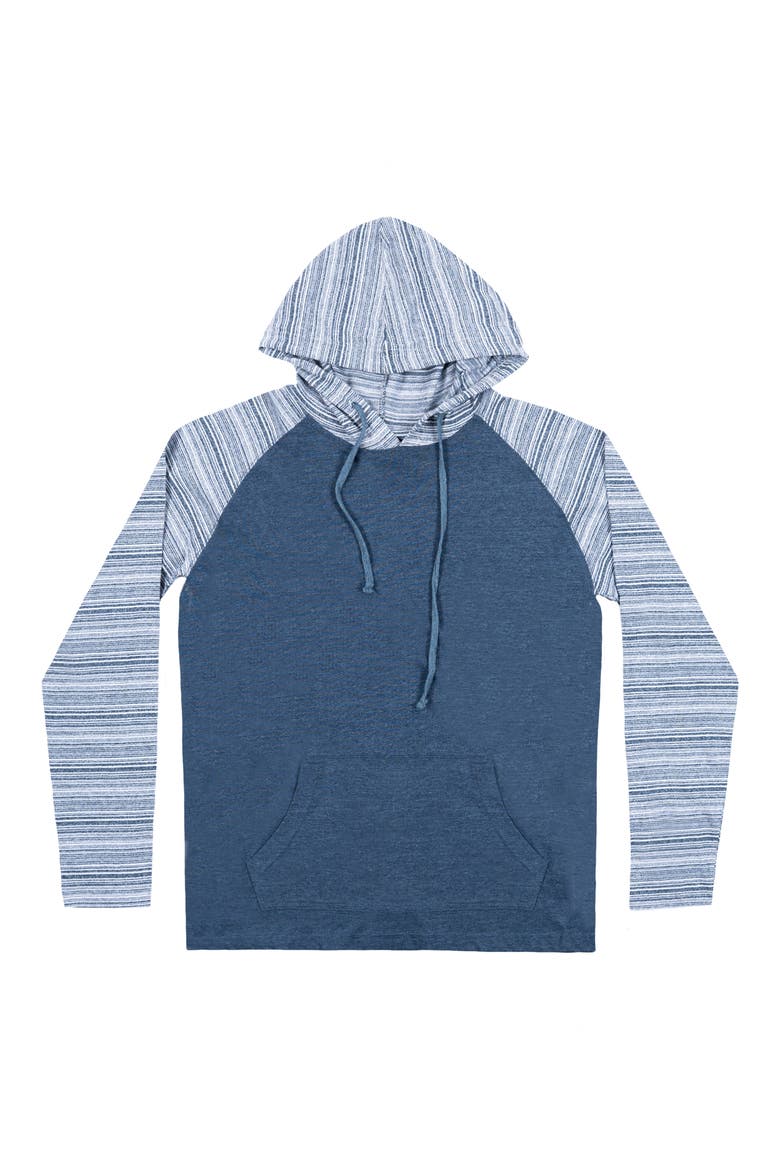 Raglan Sleeve Hoodie, Alternate, color, NAVY