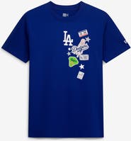 New Era Men's New Era Royal Los Angeles Dodgers City Patch T-Shirt