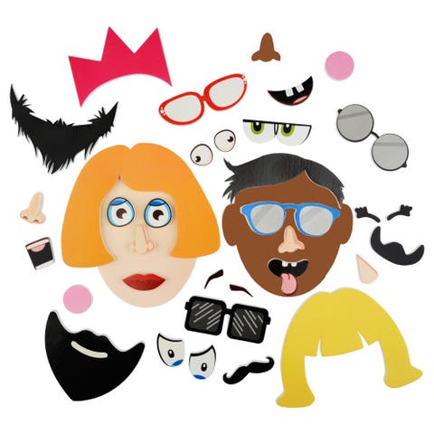 Silly Faces Bath Time Stickers