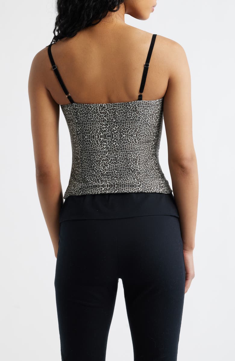 Bella Venice The Caroline Leopard Corset Top, Alternate, color, Cheetah
